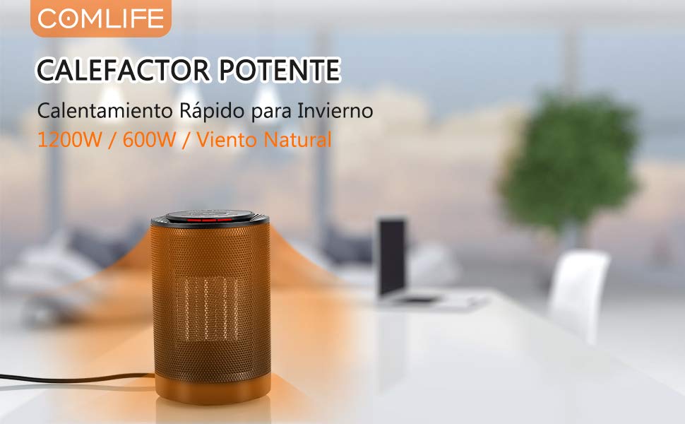 COMLIFE aquecedor elétrico Cerâmica